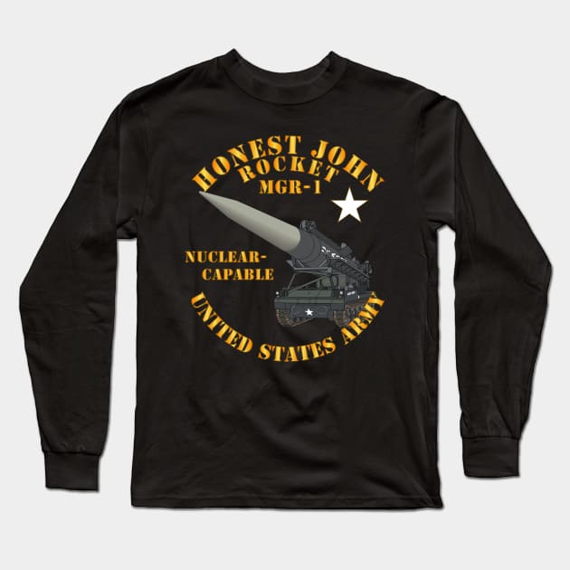 Artillery - Honest John Rocket - MGR1 Long Sleeve T-Shirt by twix123844